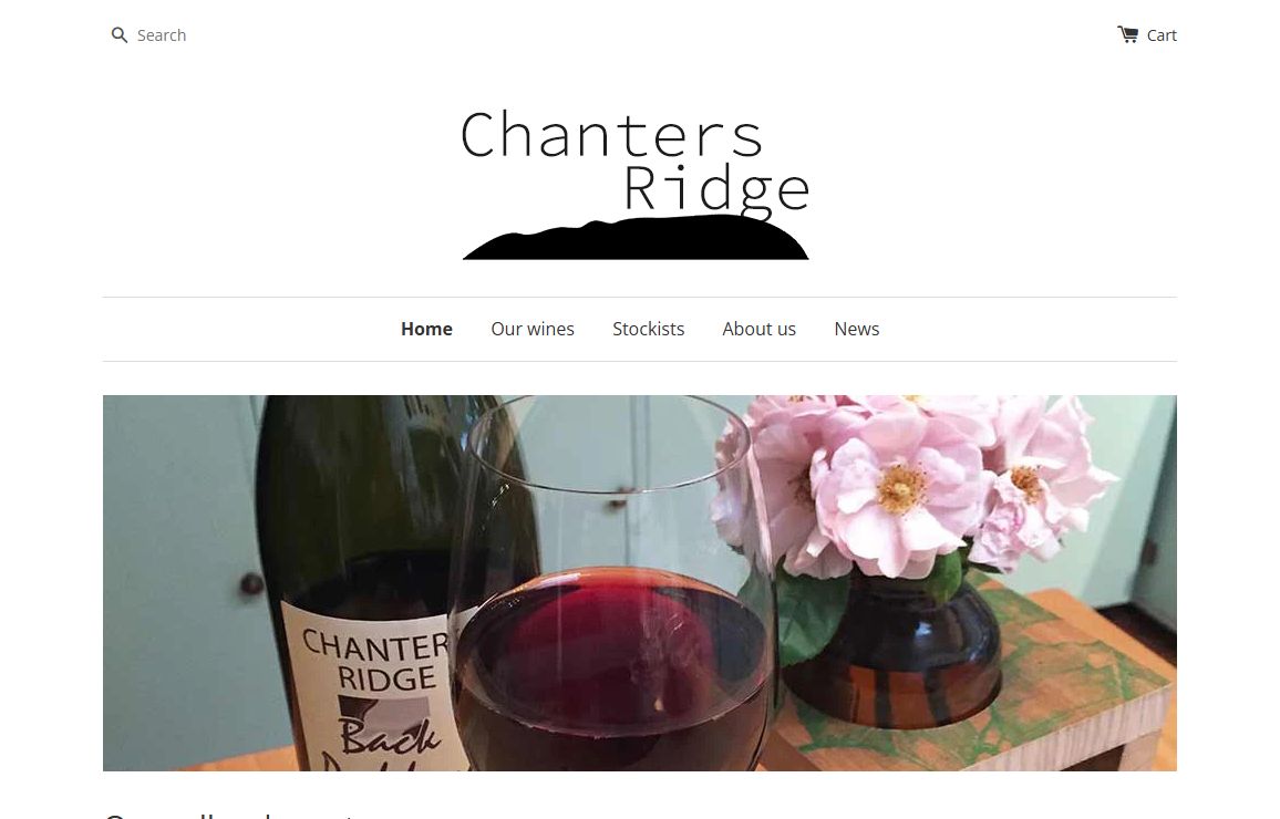 Chanters Ridge Vineyard - Pinot Noir wines