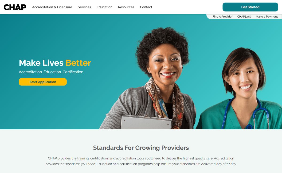 Hospice & Home Health Accreditation Services | CHAP