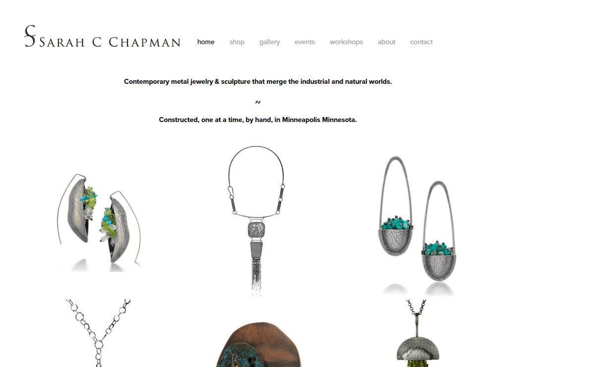 Sarah C ChapmanSarah C Chapman, metalsmith