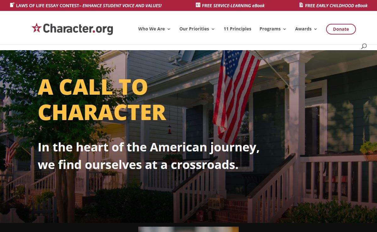 Home Page - Character.org
