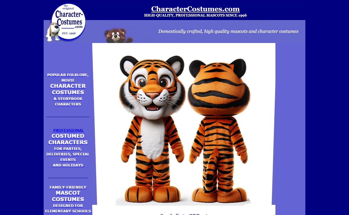 Character Costumes, Costumed Characters, and Mascot Costumes from CharacterCostumes.com