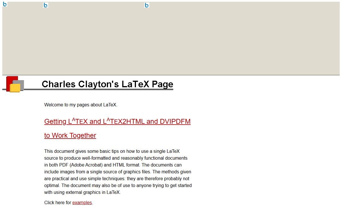 Charles Clayton's LaTeX Page