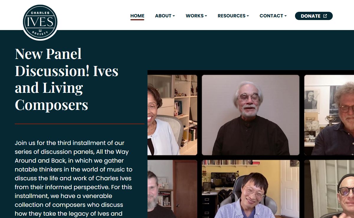 Homepage | Charles Ives Society