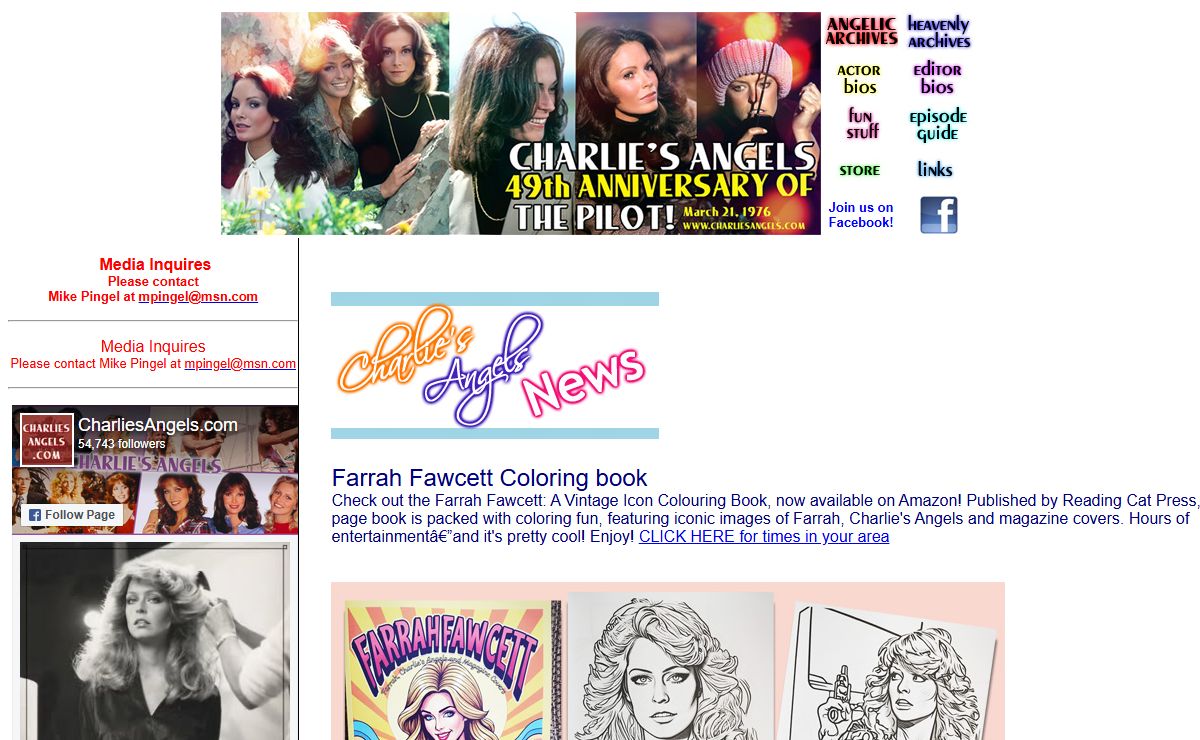CharliesAngels.com - #1 Charlie's Angels Fan Site -- Angelic News