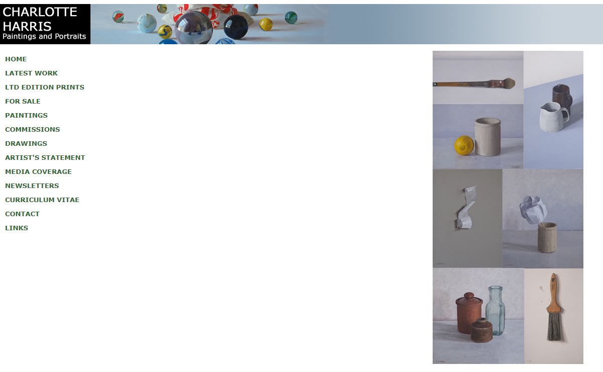 Charlotte Harris, Paintings and Portraits | Home Page
