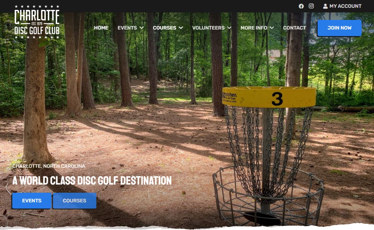 Charlotte Disc Golf Club - Disc Golf Mecca