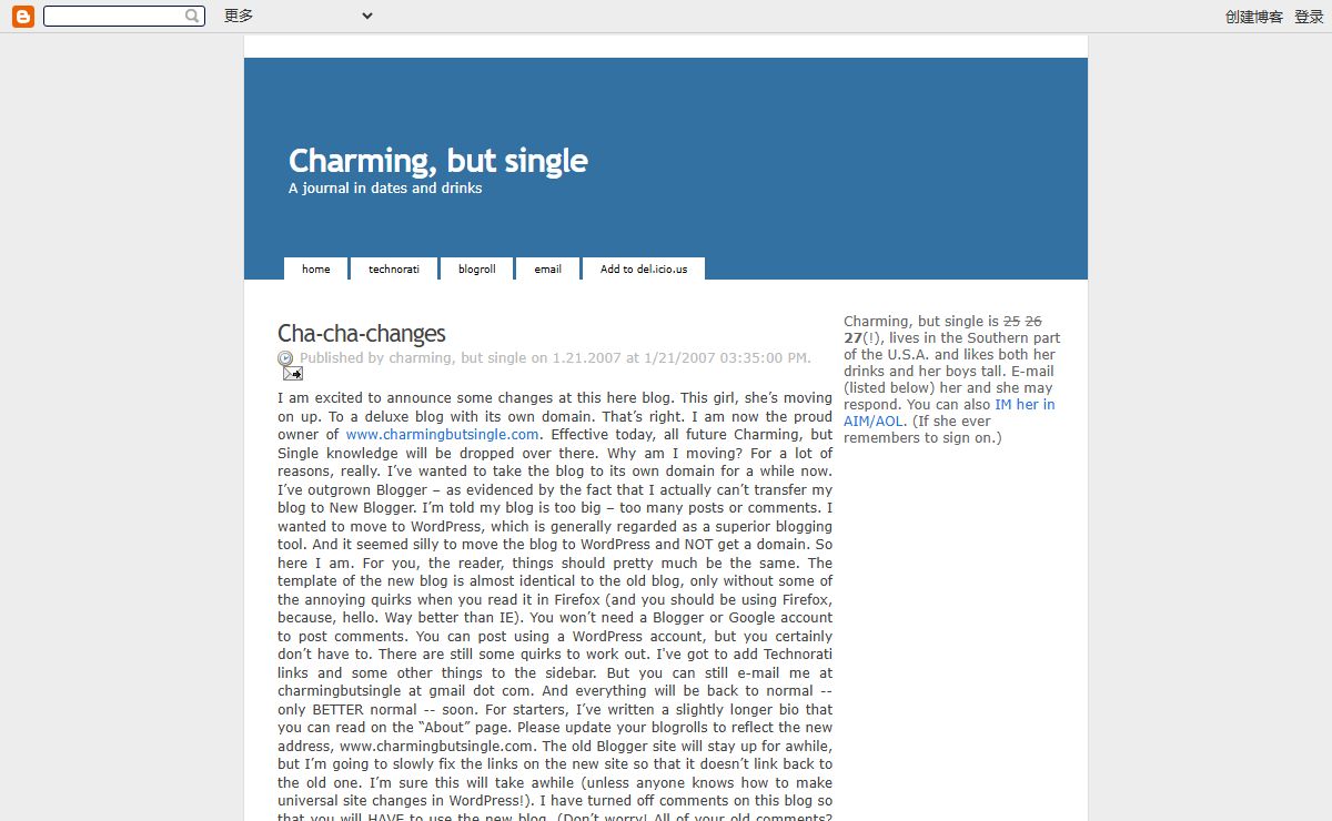 Charming, but single