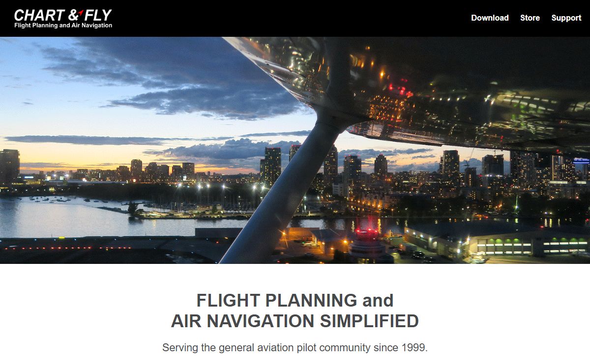 CHART & FLY - Flight Planning and Air Navigation Software