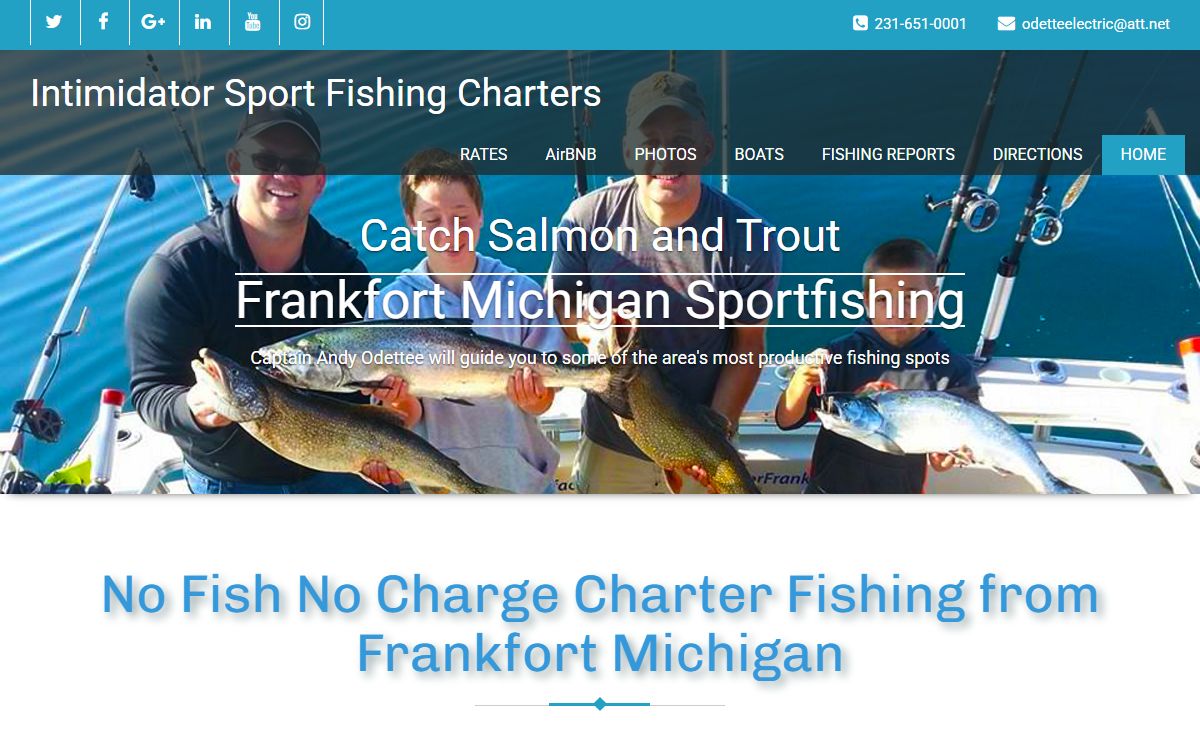 Intimidator Sport Fishing Charters – Charter Fishing in Frankfort Michigan