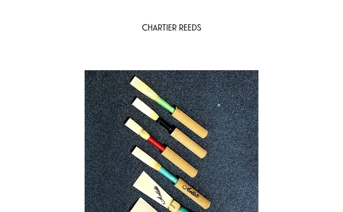 Chartier Reeds