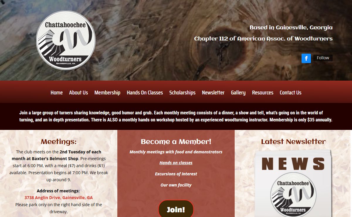 Chattahoochee Woodturners | Chapter 112 of American Association of Woodturners
