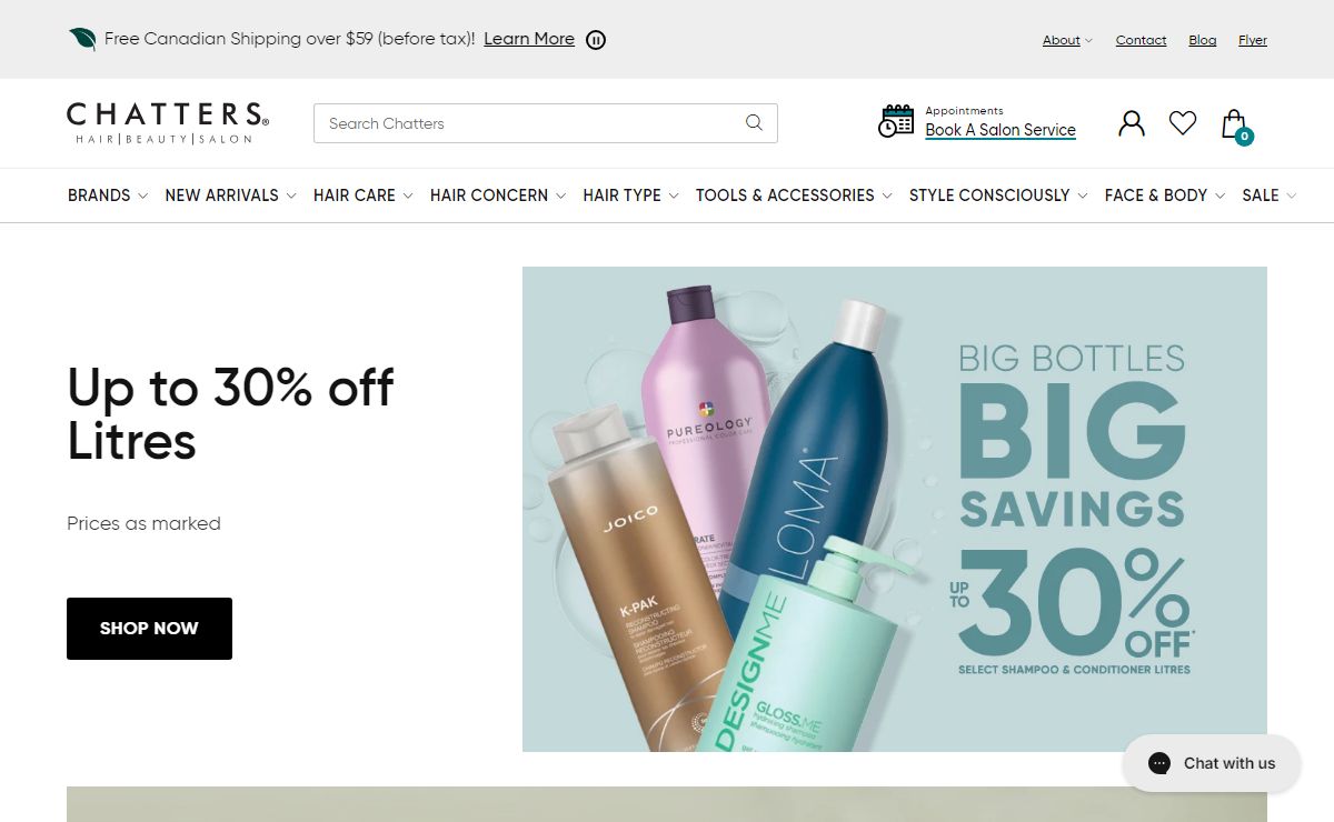 Chatters Hair Salon | Professional Hair & Beauty Products Canada