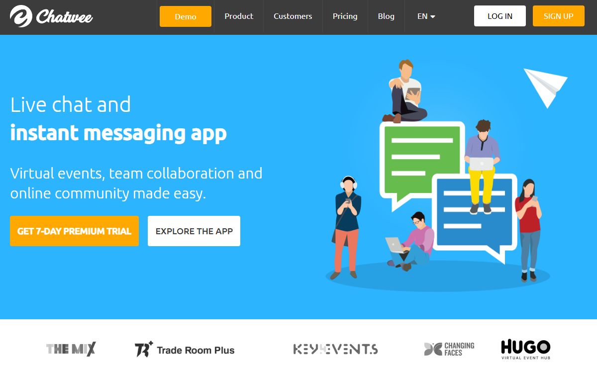 Live chat for online events & communities | Chatwee
