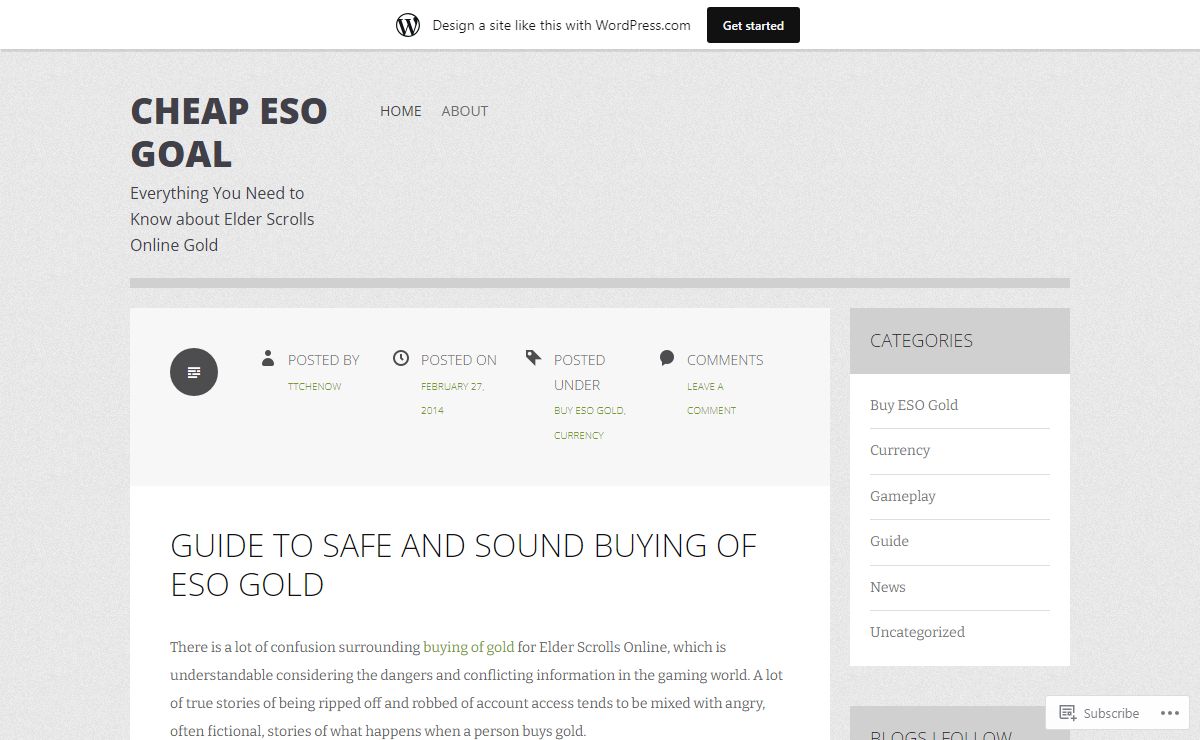Cheap ESO Goal | Everything You Need to Know about Elder Scrolls Online Gold