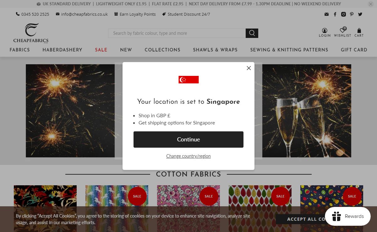 Cheap Fabrics | Online Fabric & Haberdashery Store UK