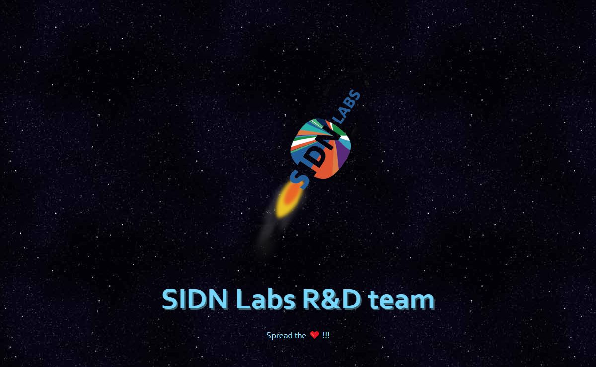 SIDN Labs | Welcome, but there is nothing here