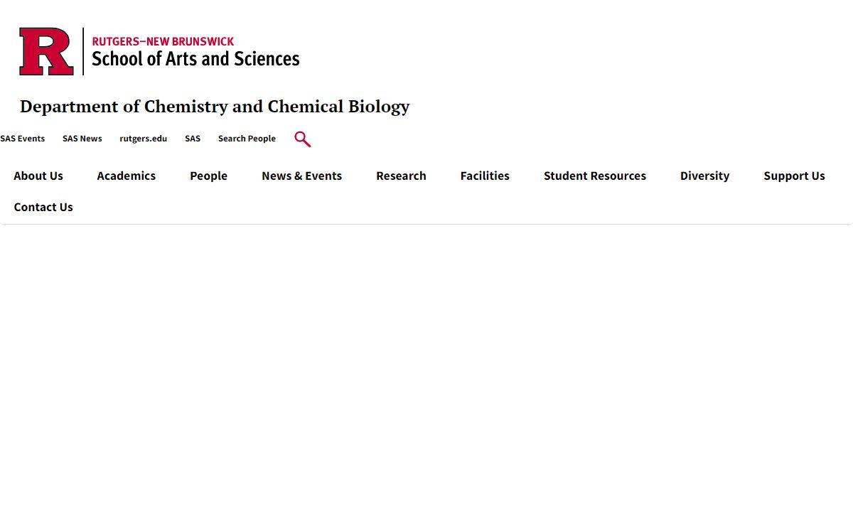 Department of Chemistry and Chemical Biology