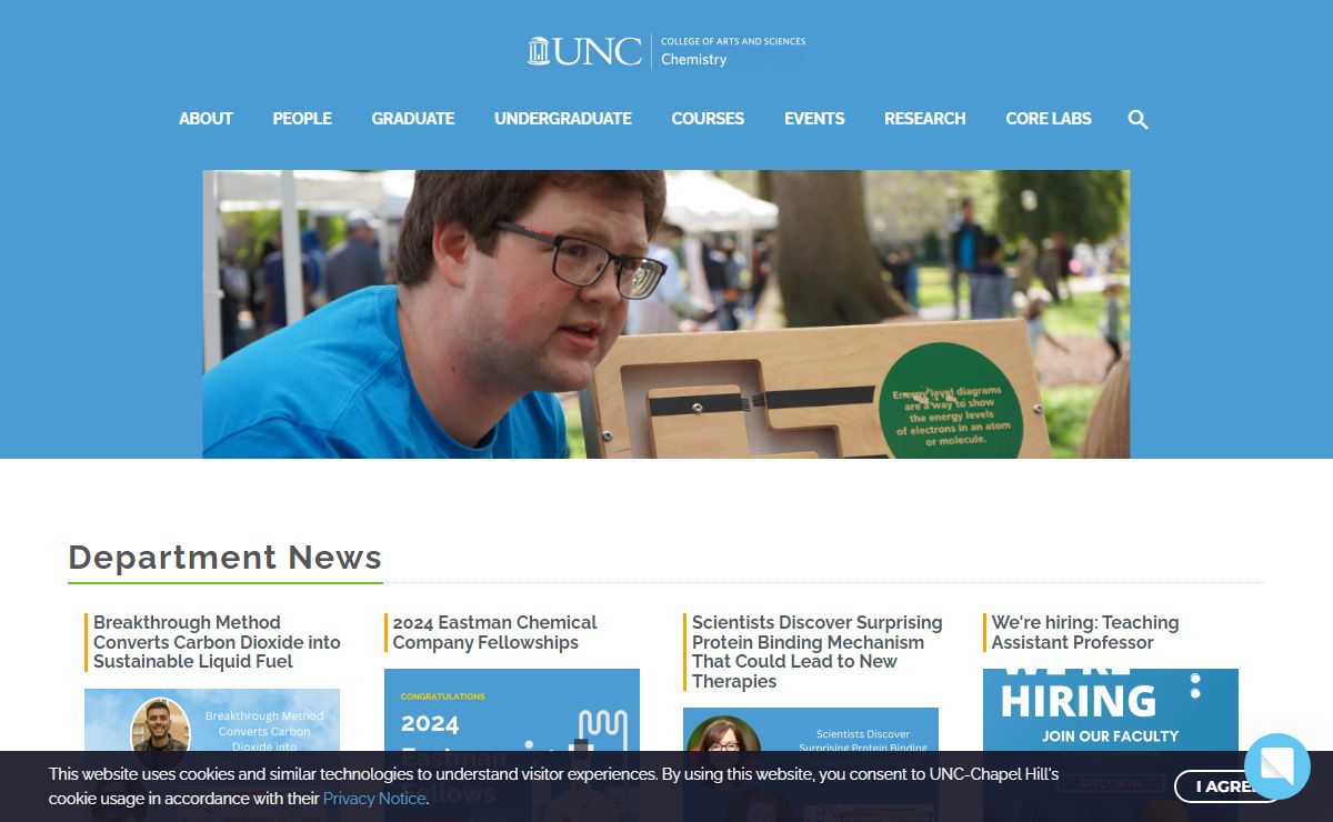 Department of Chemistry – UNC Chapel Hill Chemistry Department