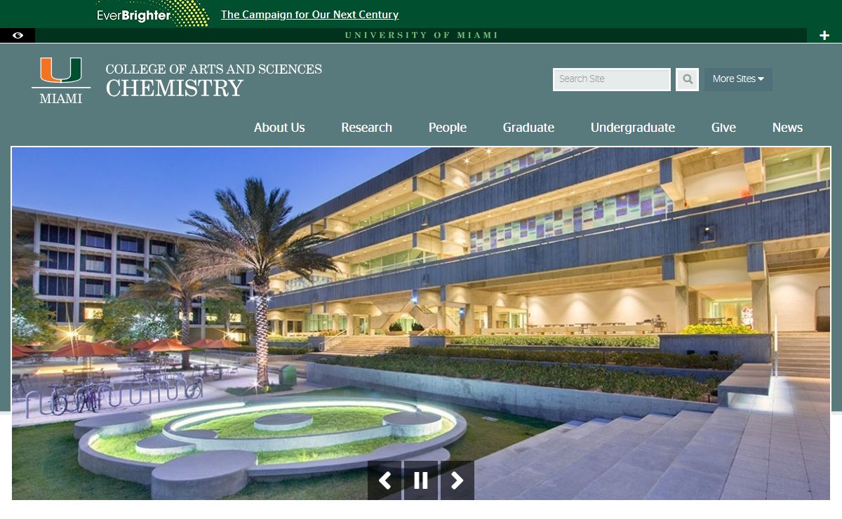 Home | Department of Chemistry | University of Miami