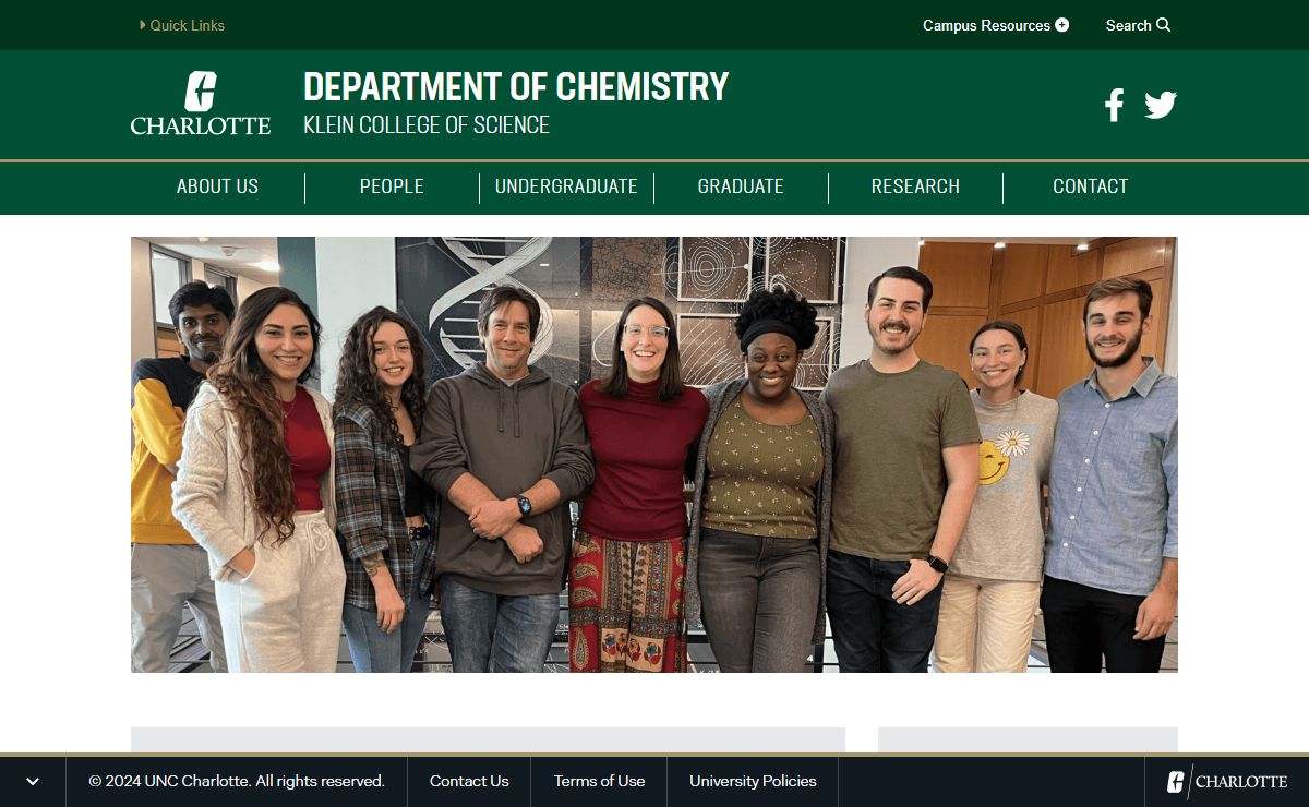 Homepage - Department of Chemistry
