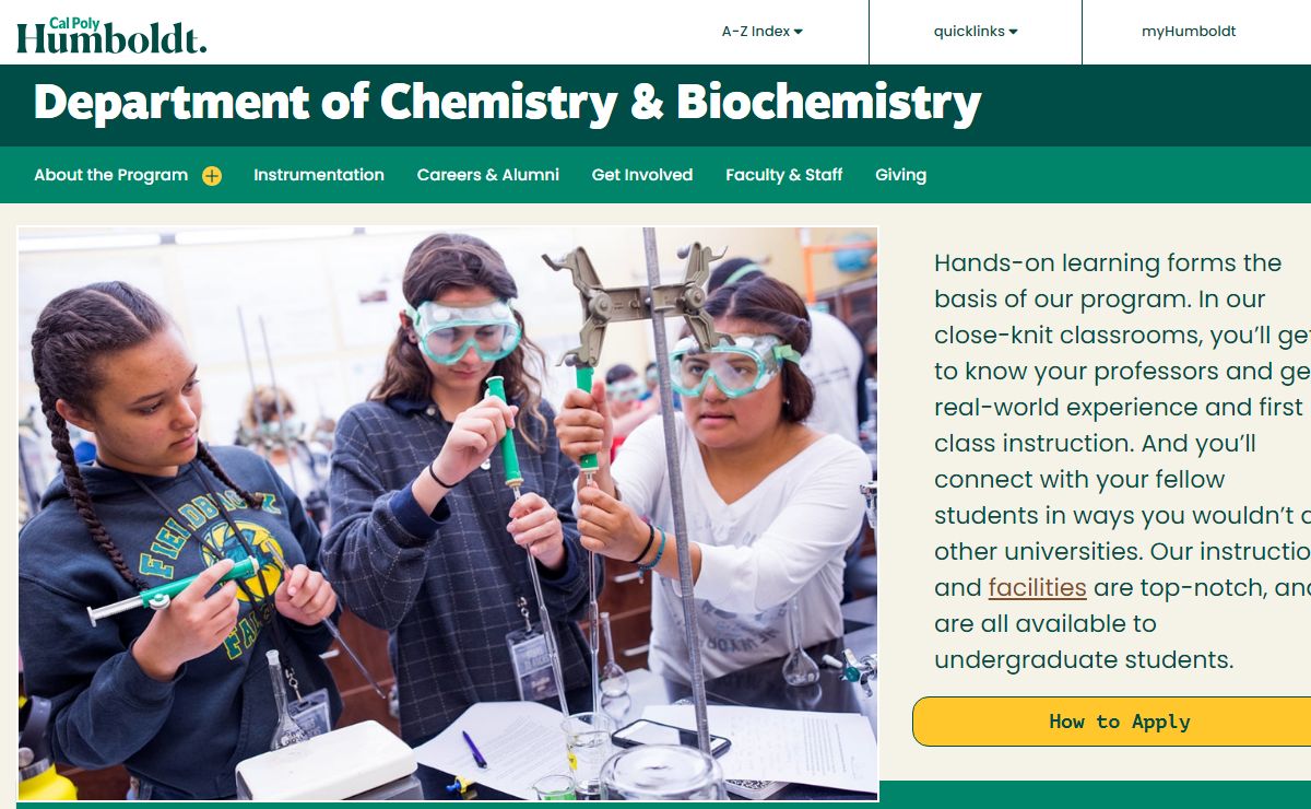 Department of Chemistry & Biochemistry