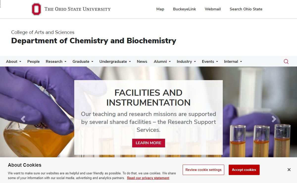 Home | Department of Chemistry and Biochemistry