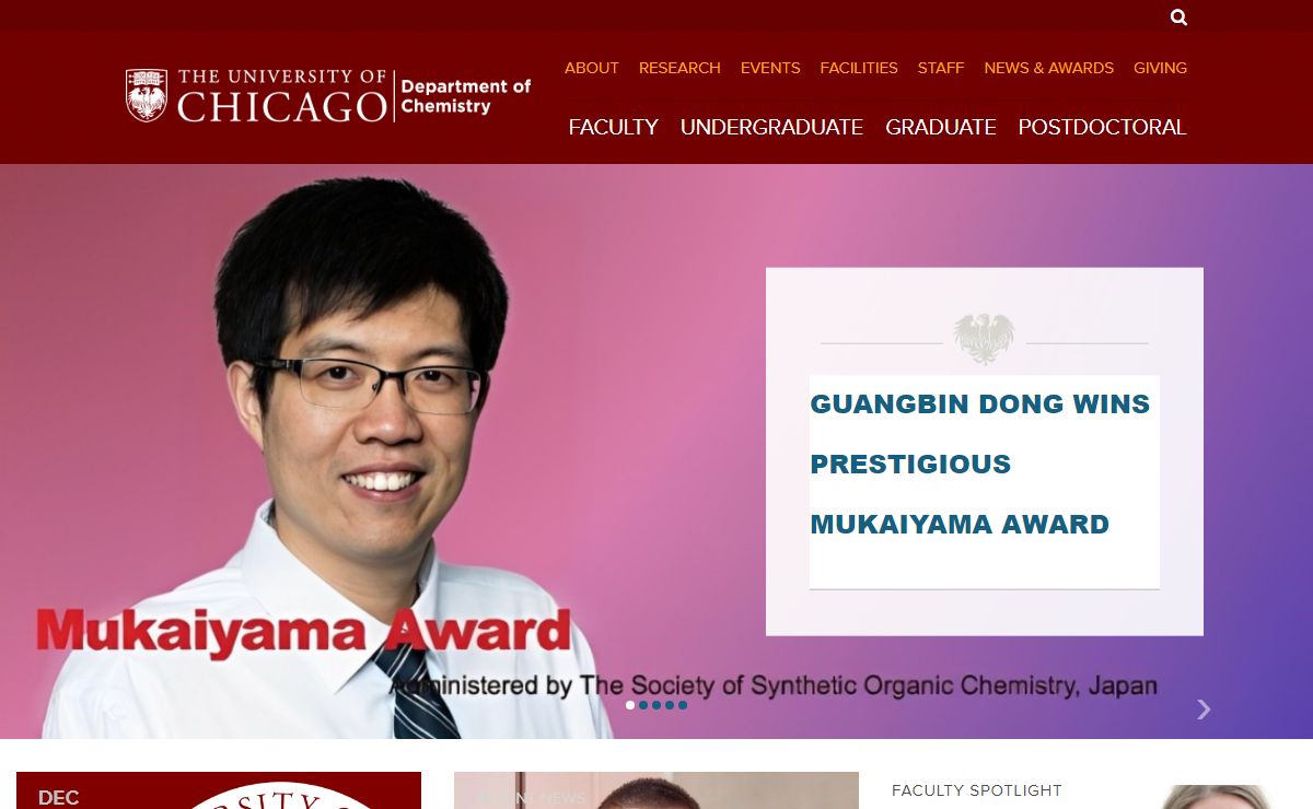 Chemistry Department | University of Chicago