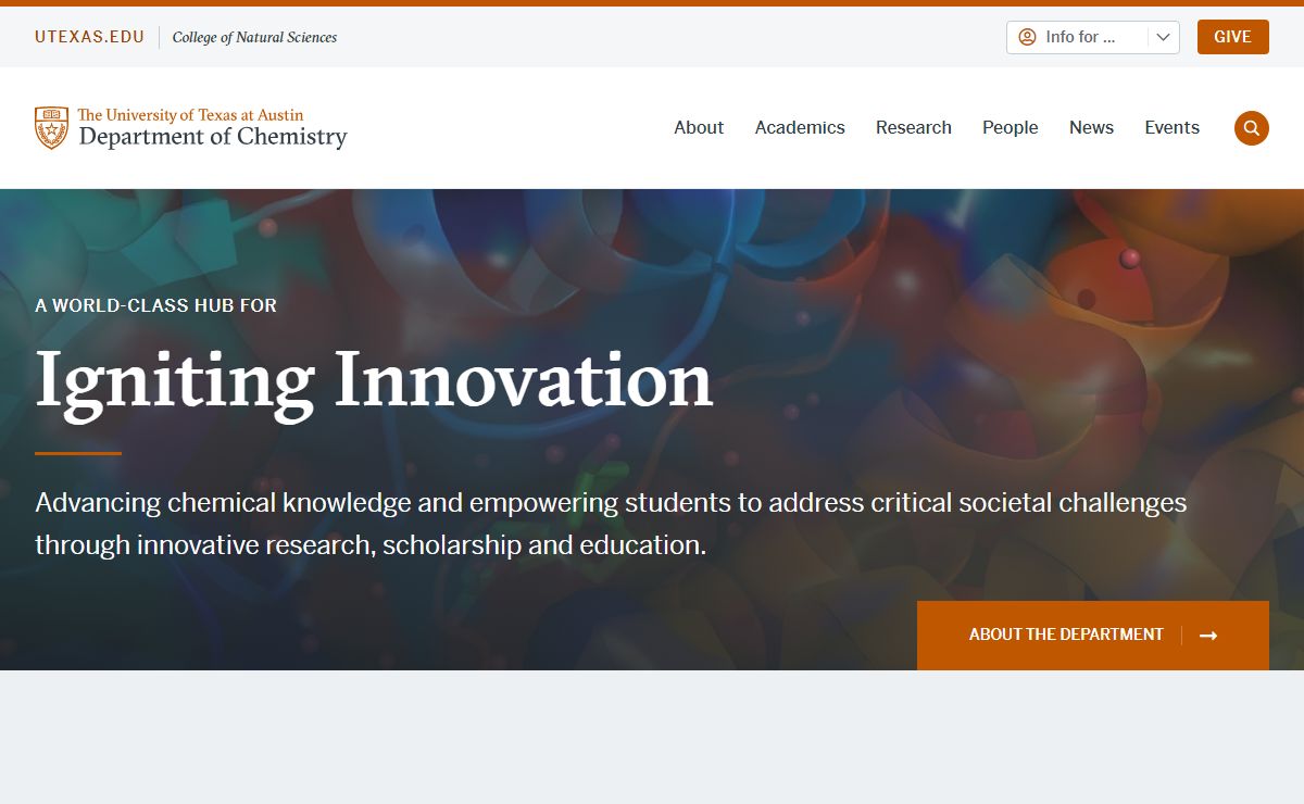 Home | Department of Chemistry