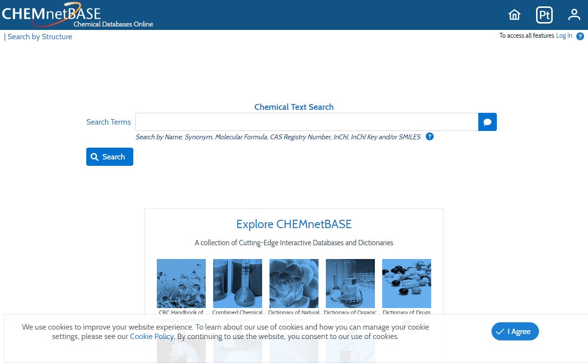 CHEMnetBASE Search