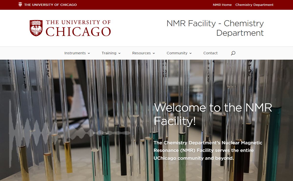 NMR Facility – Chemistry Department – Serving UChicago's magnetic resonance needs