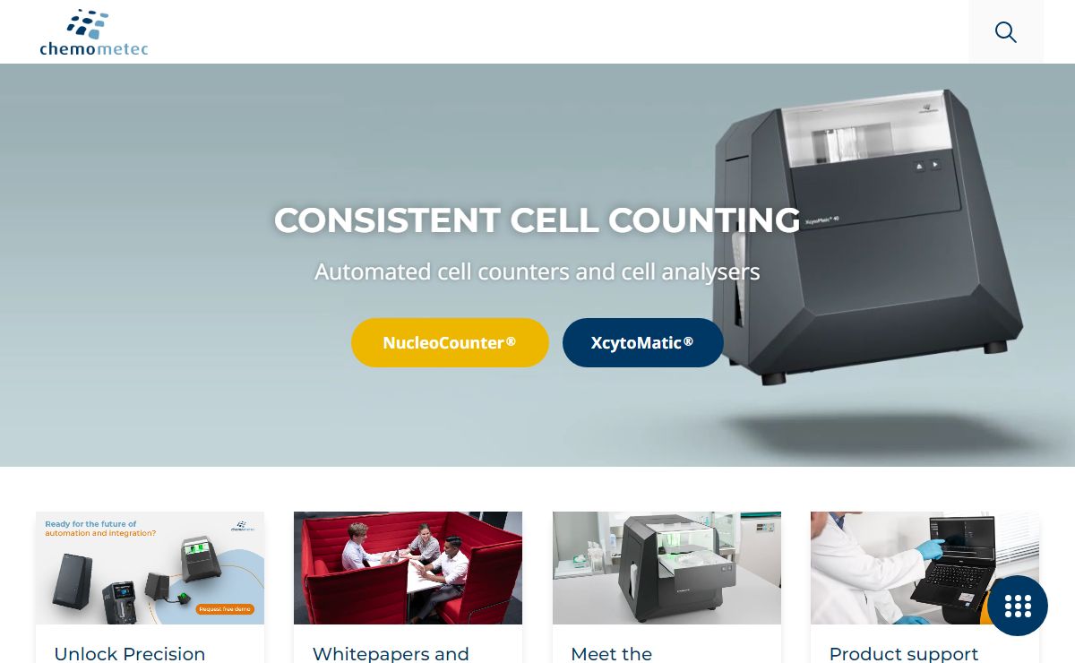 ChemoMetec - Consistent Cell Counting