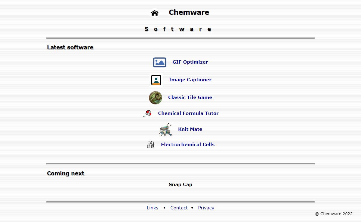 Chemware Software