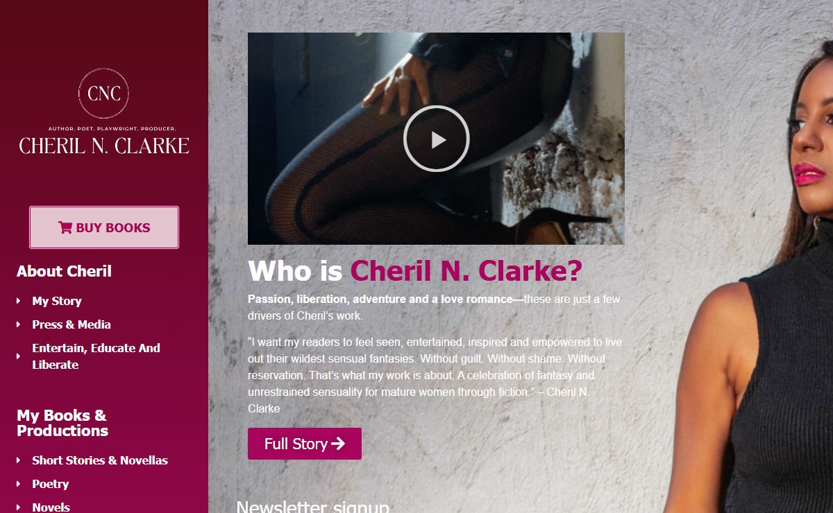 Home Page - Cheril N. Clarke - Cheril N. Clarke, Author