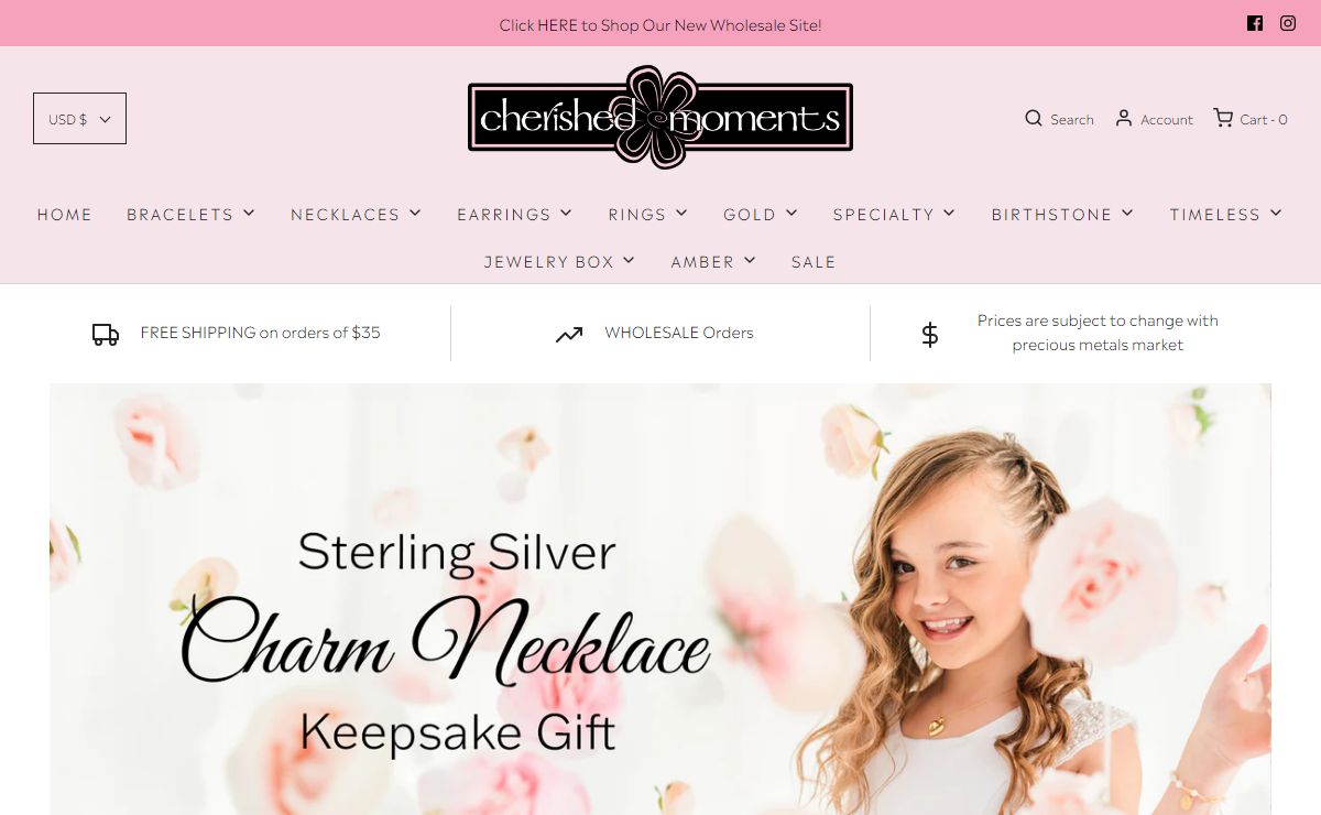 Sterling Silver Children's Jewelry – Cherished Moments Jewelry