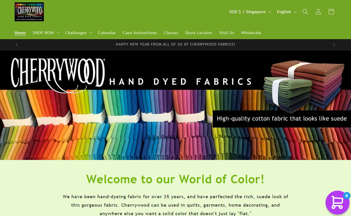 Cherrywood Hand Dyed Fabrics – Cherrywood Fabrics