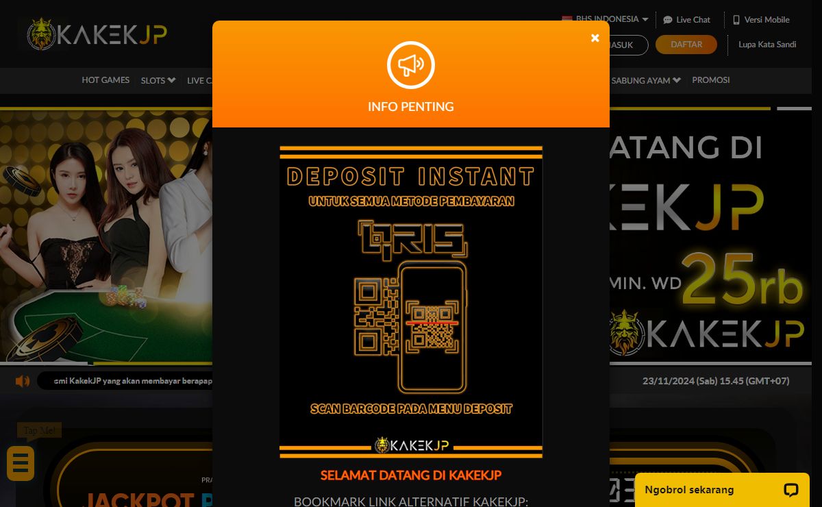 SLOT88 : KAKEKJP Link Situs Slot Gacor Hari Ini Daftar Judi Slot Online