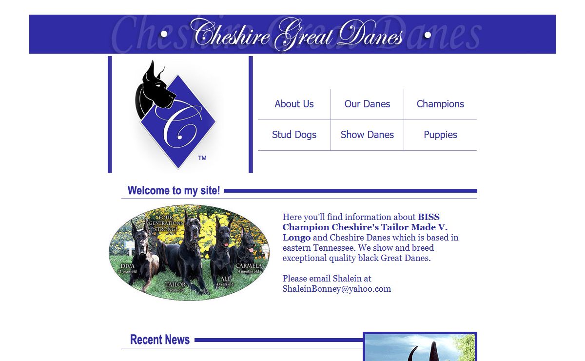 Cheshire Great Danes