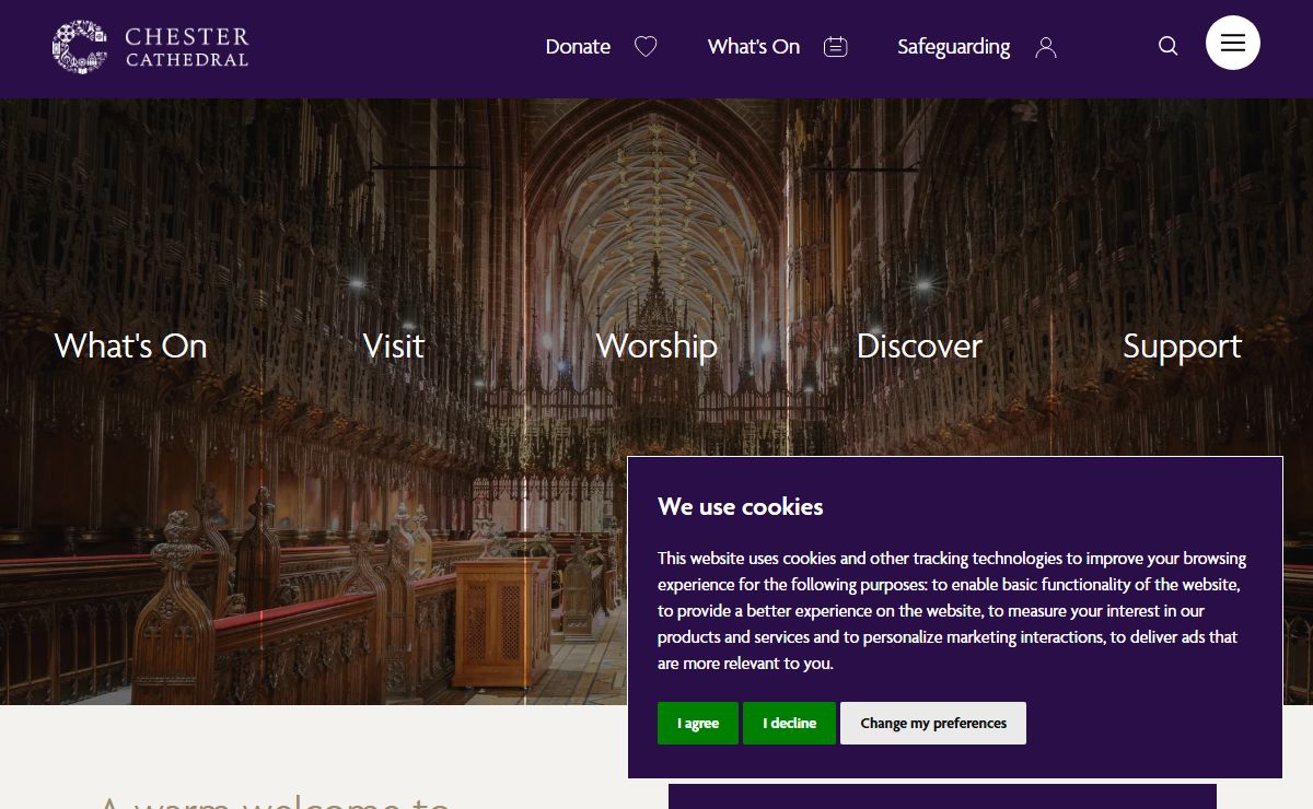 Chester Cathedral Welcomes You - Chester Cathedral