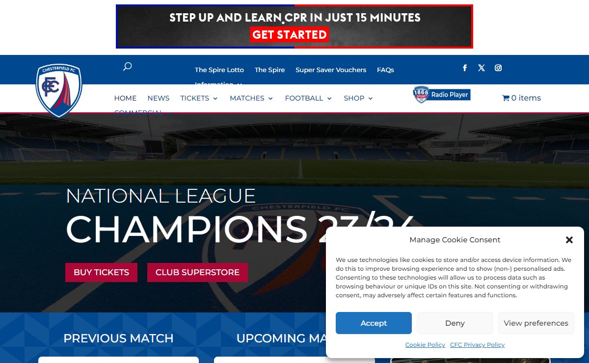 Chesterfield FC – The Spireites
