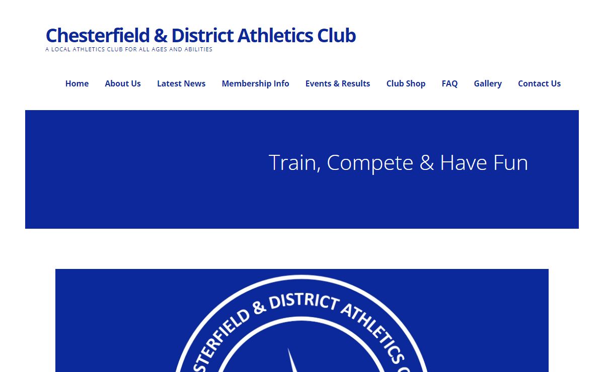 Chesterfield & District Athletics Club – A local athletics club for all ages and abilities