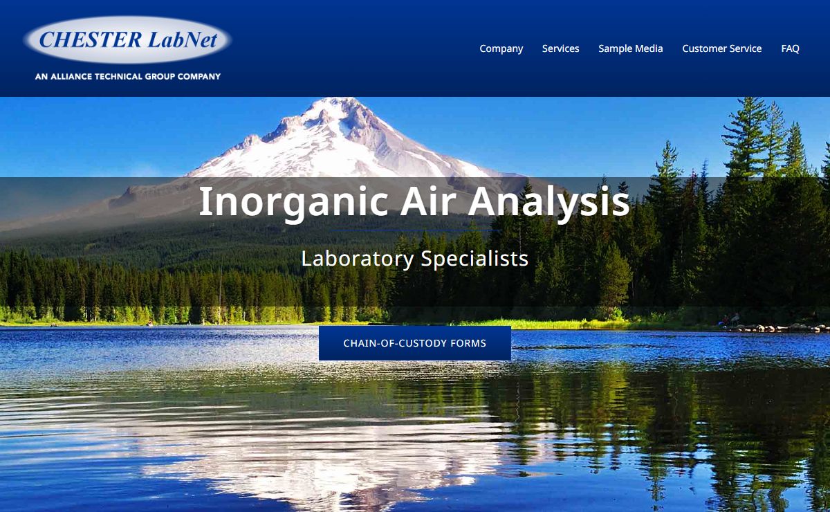 Chester LabNet - Inorganic Air Analysis Laboratory