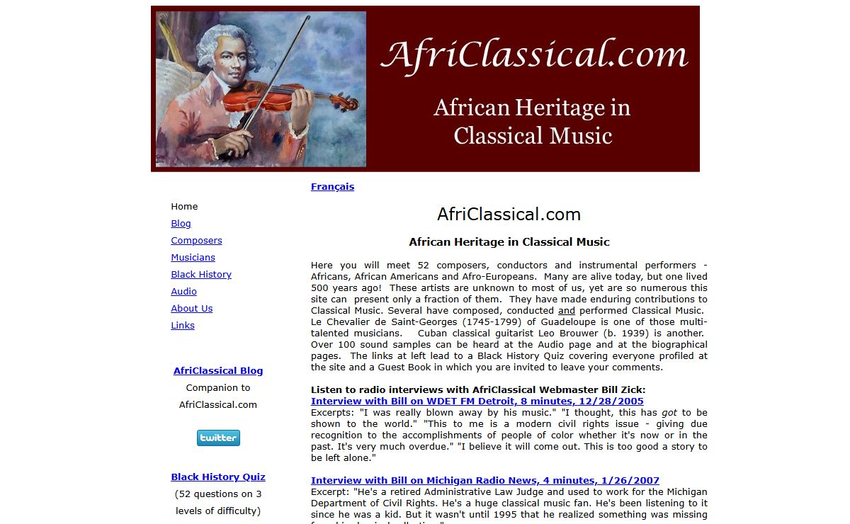 AfriClassical - African Heritage in Classical Music