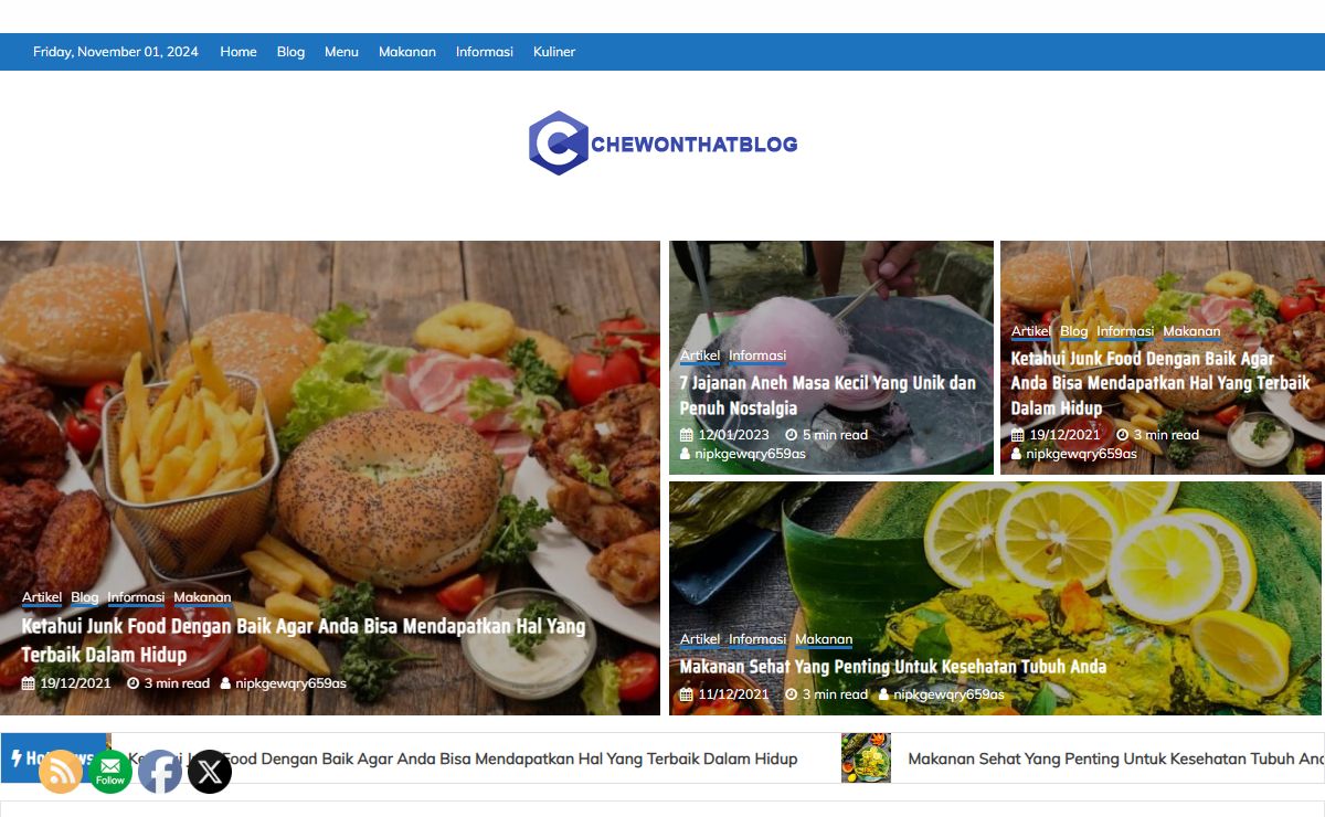 Chewon That Blog | Blog Ulasan Tentang Makanan