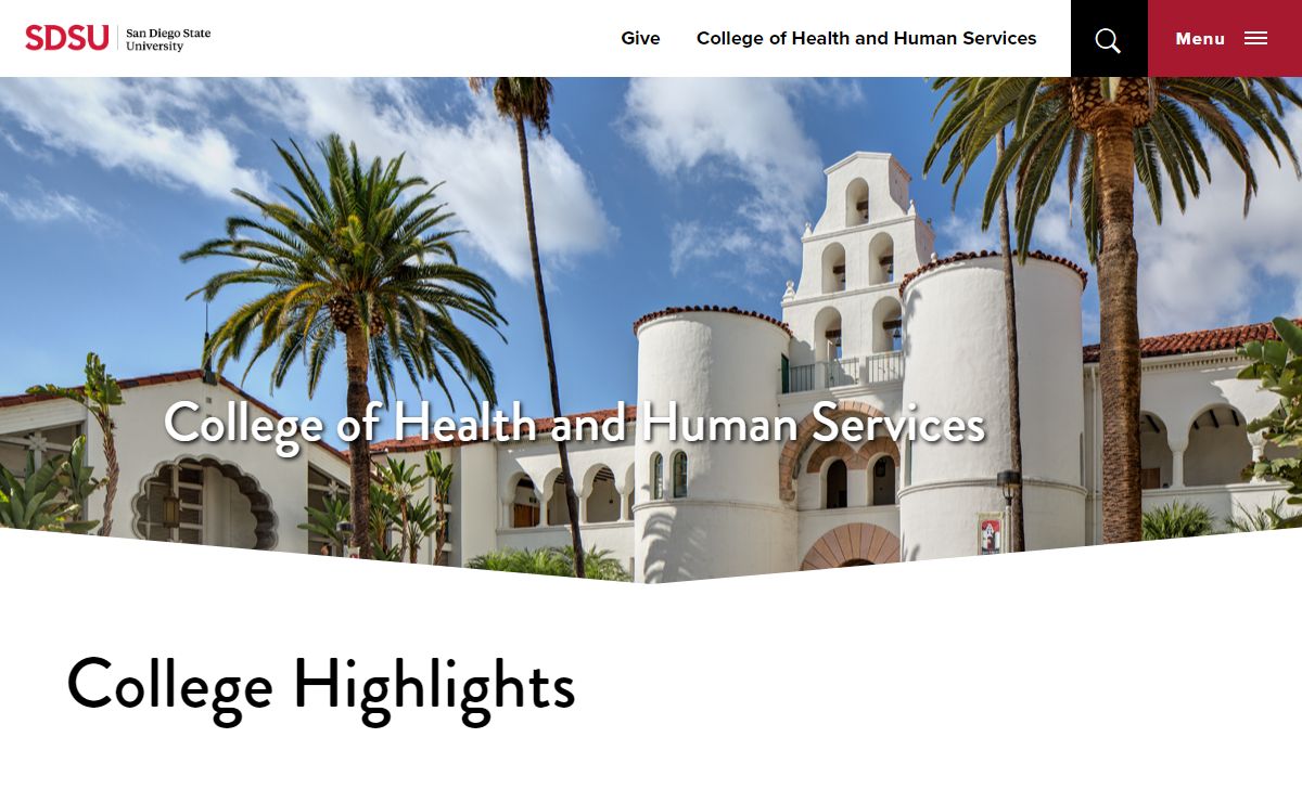 Home | College of Health and Human Services | SDSU