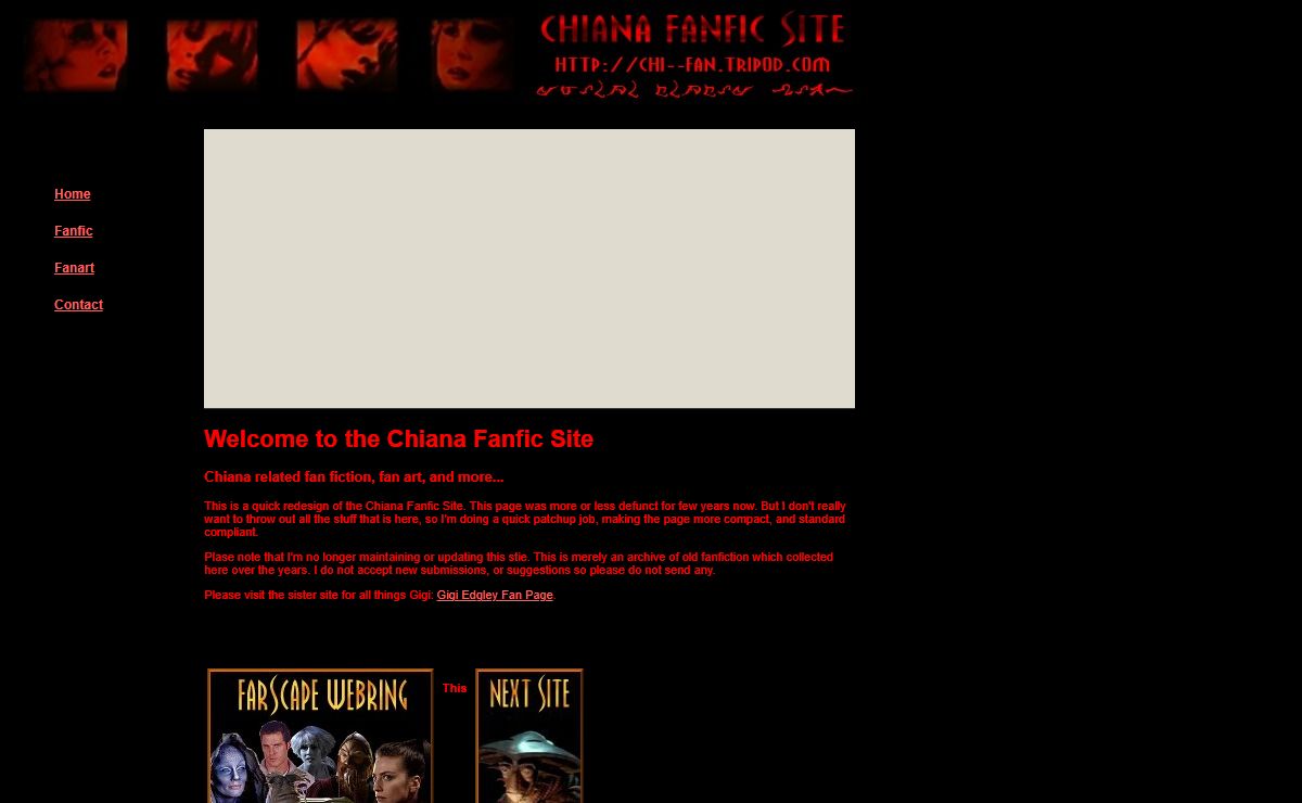 Chiana Fanfic Site