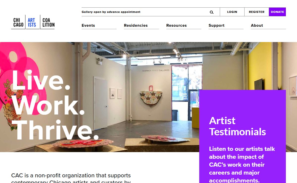Home - Chicago Artists Coalition