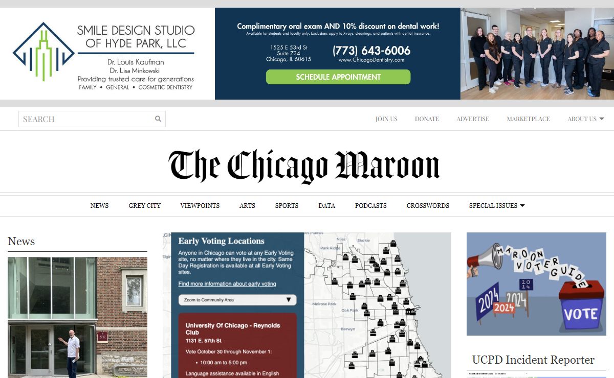 Chicago Maroon – The University of Chicago’s Independent Student Newspaper since 1892