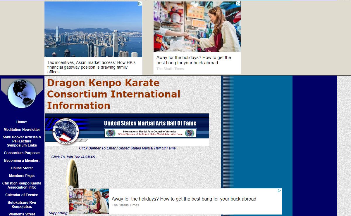 Dragon Kenpo Karate Consortium International Information