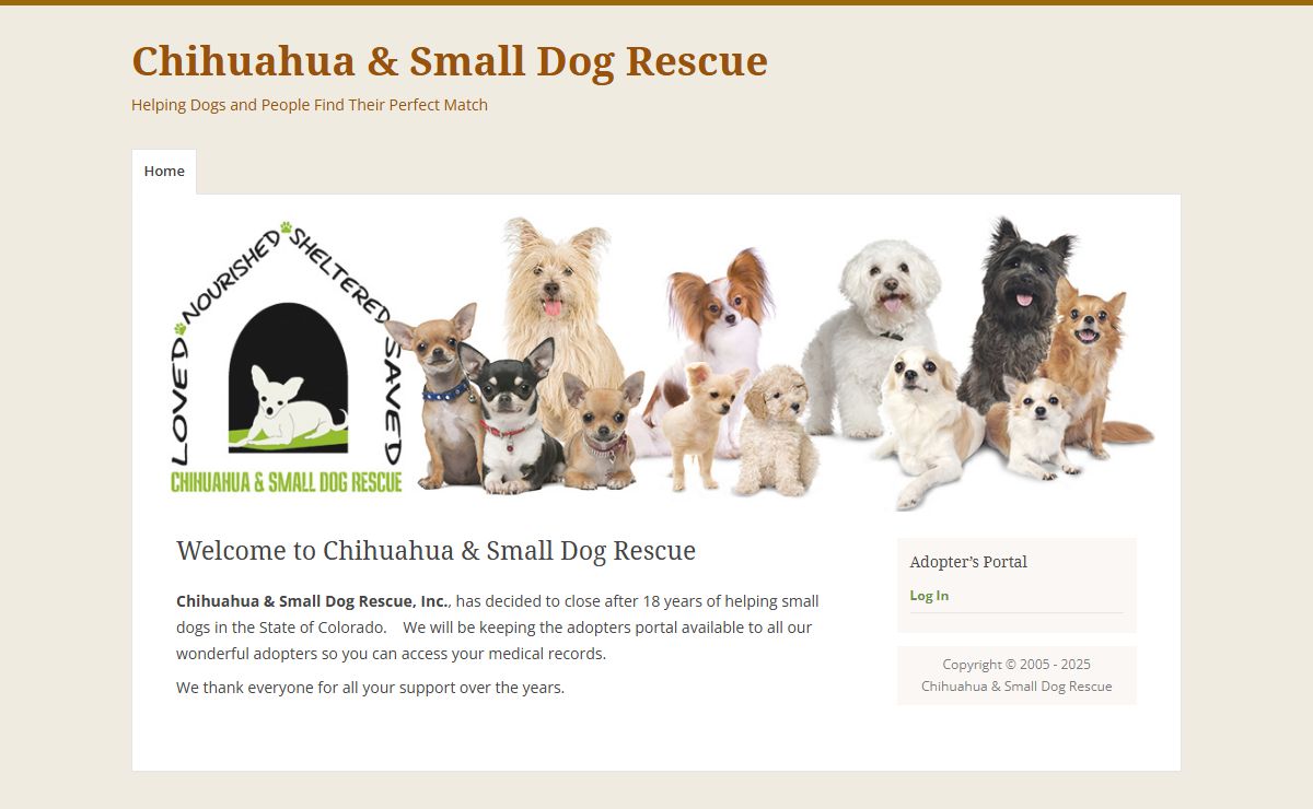 Small Dog Rescue in Colorado | Chihuahua and Small Dog Rescue