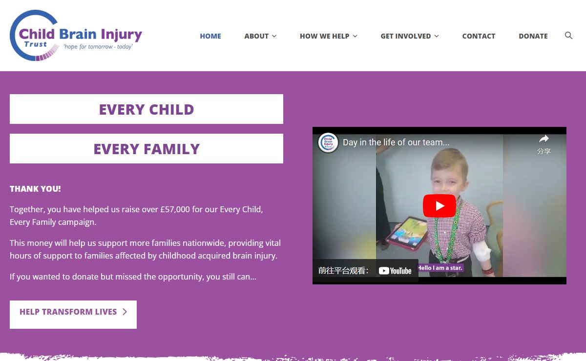 Home - Child Brain Injury Trust